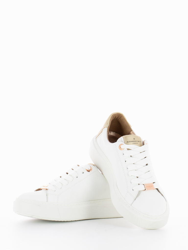 ALEXANDER SMITH - Sneakers in pelle white / black