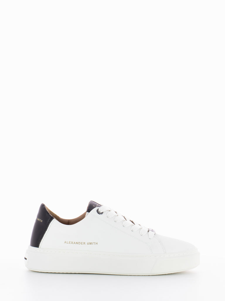 ALEXANDER SMITH - Sneakers in pelle white / black