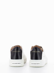 ALEXANDER SMITH - Sneakers in pelle white / black