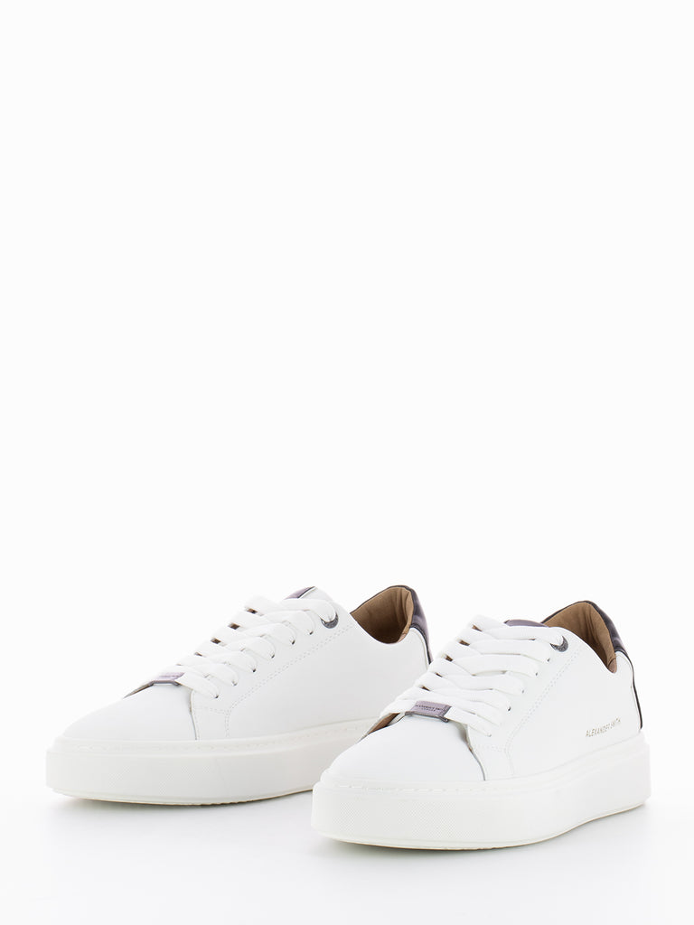 ALEXANDER SMITH - Sneakers in pelle white / black