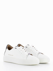 ALEXANDER SMITH - Sneakers in pelle white / green