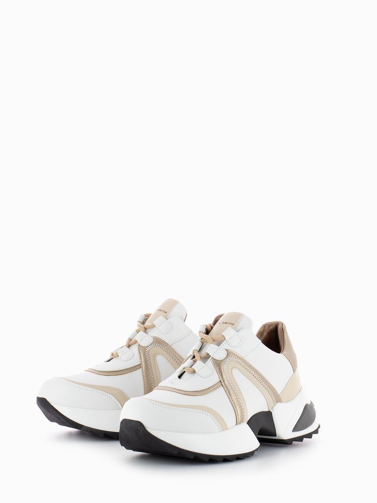 ALEXANDER SMITH - Sneakers Marble white / copper