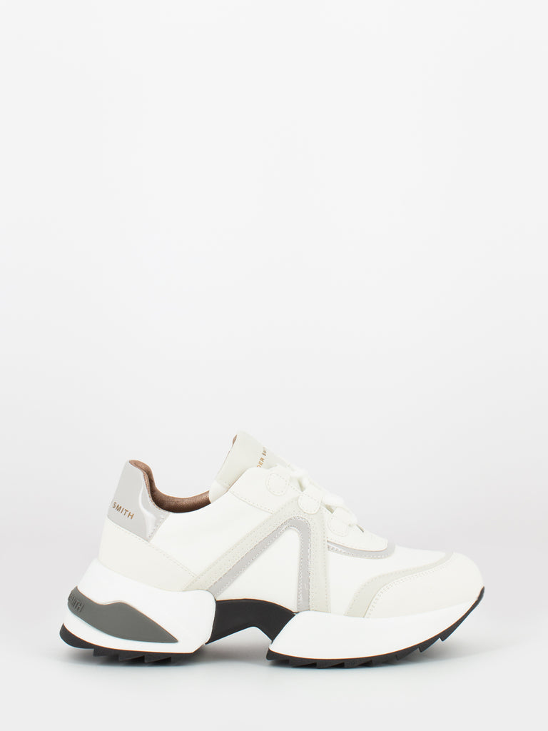 ALEXANDER SMITH - Sneakers Marble white / grey