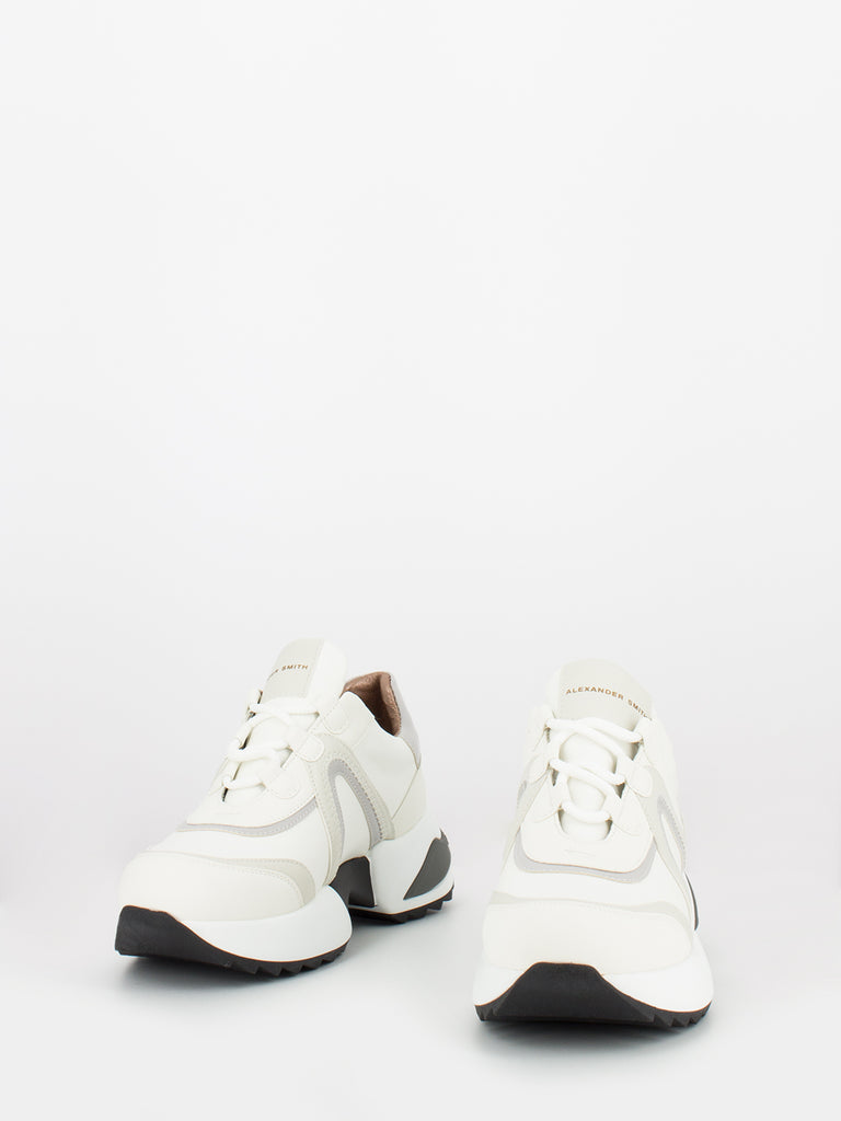 ALEXANDER SMITH - Sneakers Marble white / grey