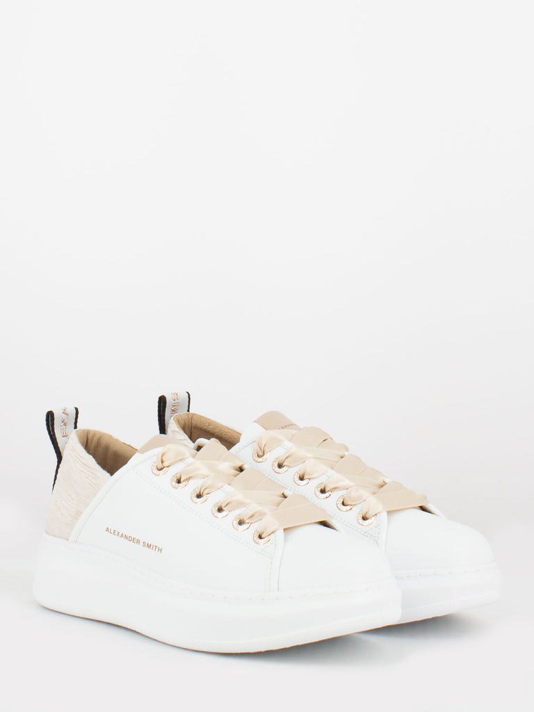 ALEXANDER SMITH - Sneakers Wembley white / sand