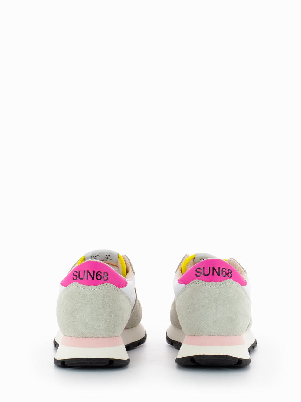 Ally solid nylon bianco / giallo / fuxia