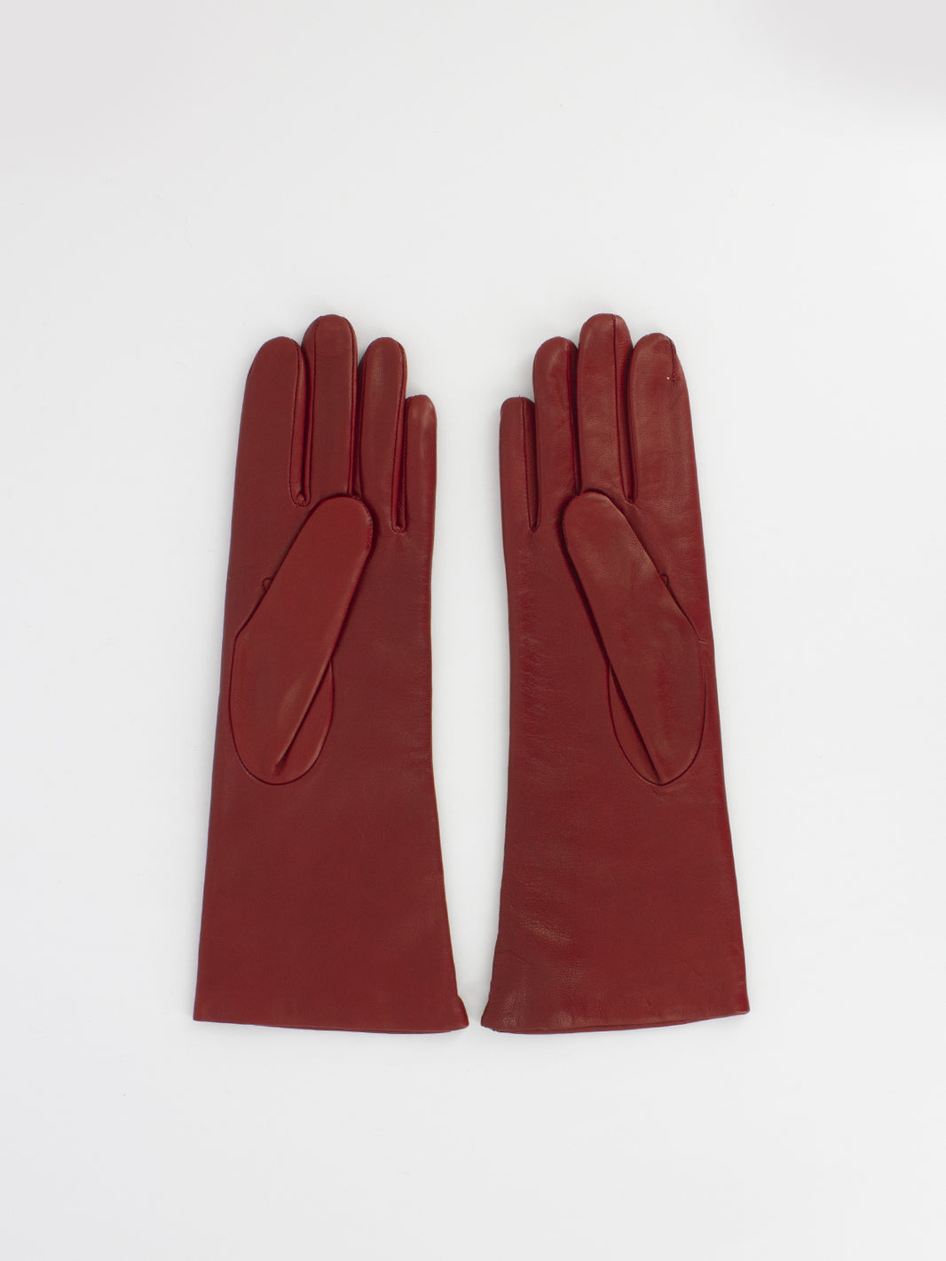 Long red gloves