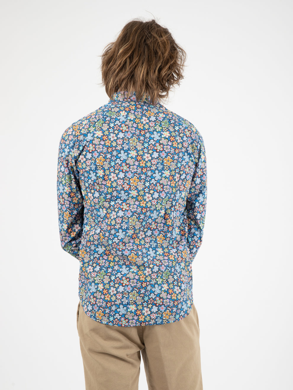 Camicia floreale bluette