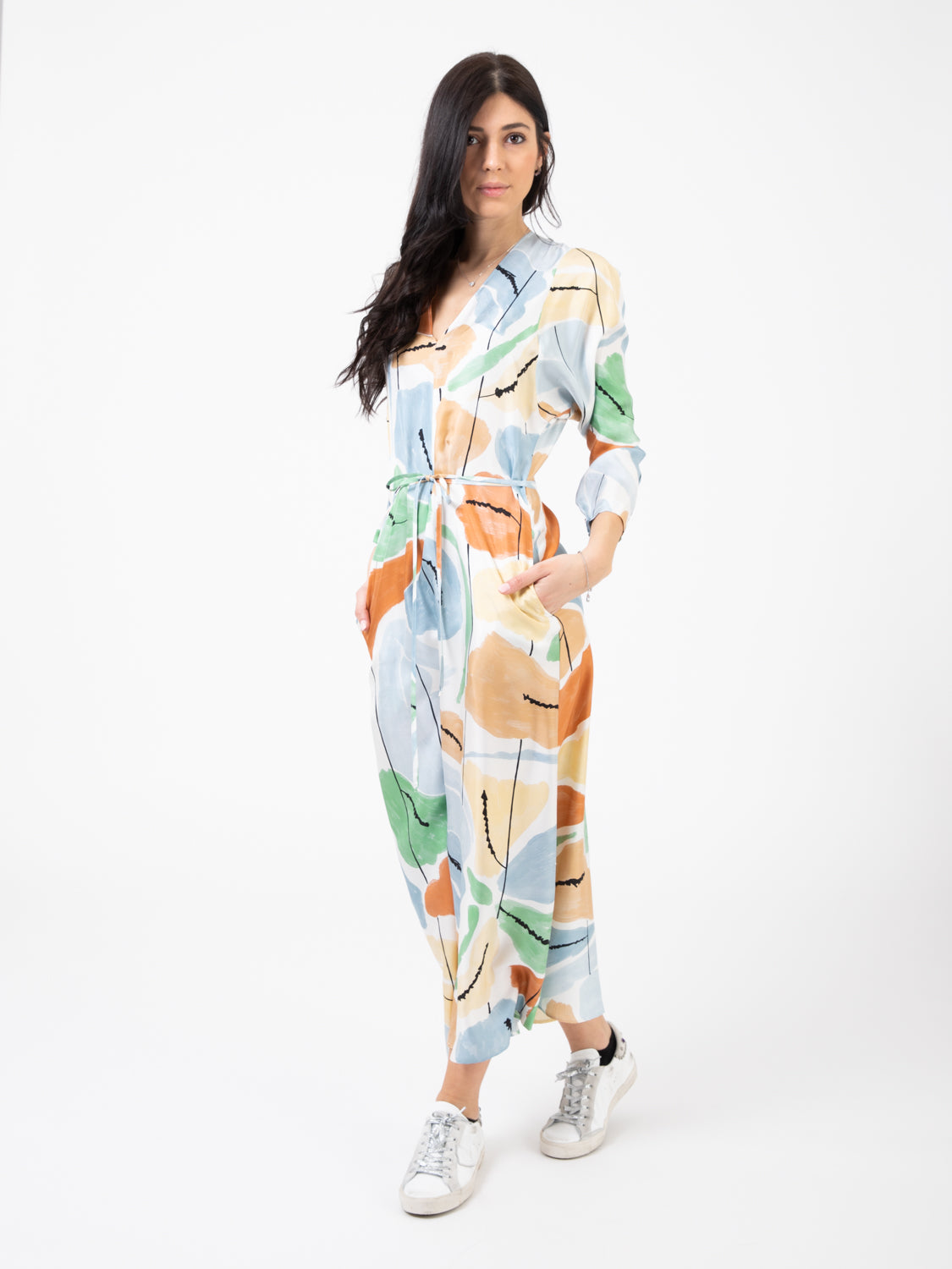 Abito Eden silk pastello