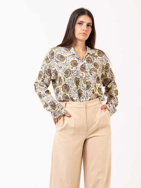 Camicia Ortensia Flower carta