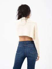 ALYSI - Micro cardigan cotton burro