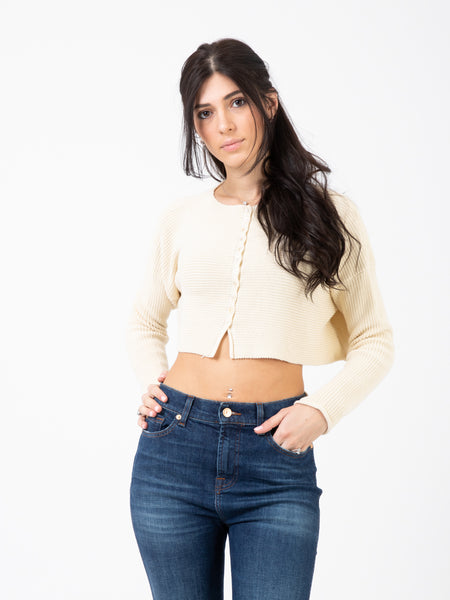 Micro cardigan cotton burro