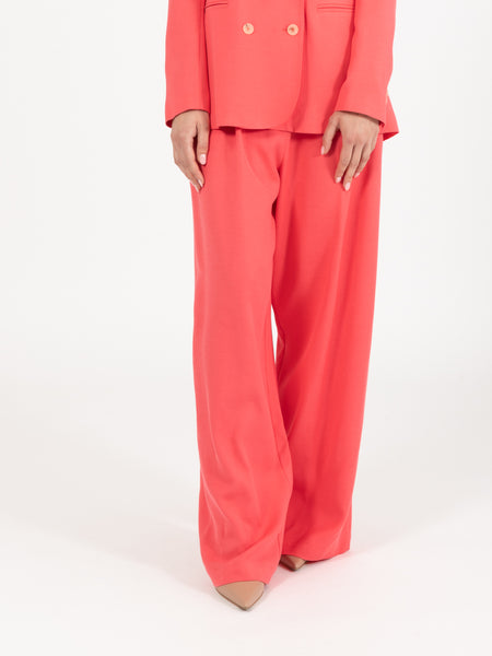 Pantaloni Cady con pinces peonia