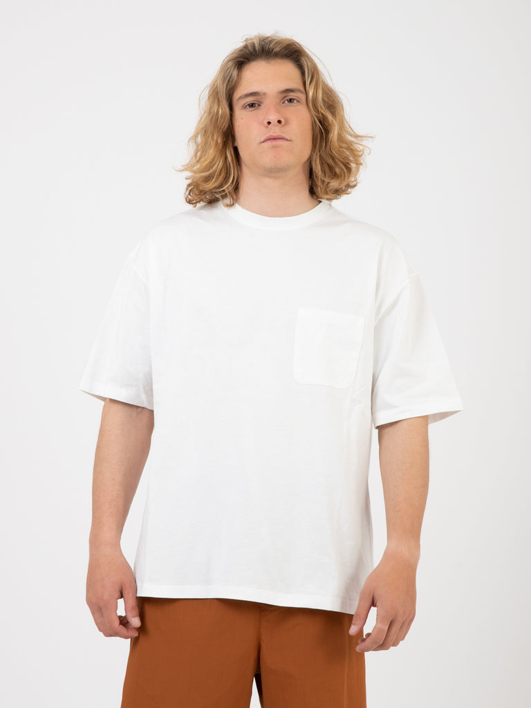 AMARANTO - T-Shirt in cotone bianco