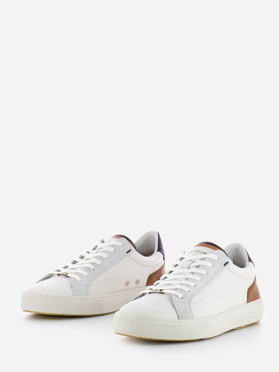 Anopolis white / cognac sneakers
