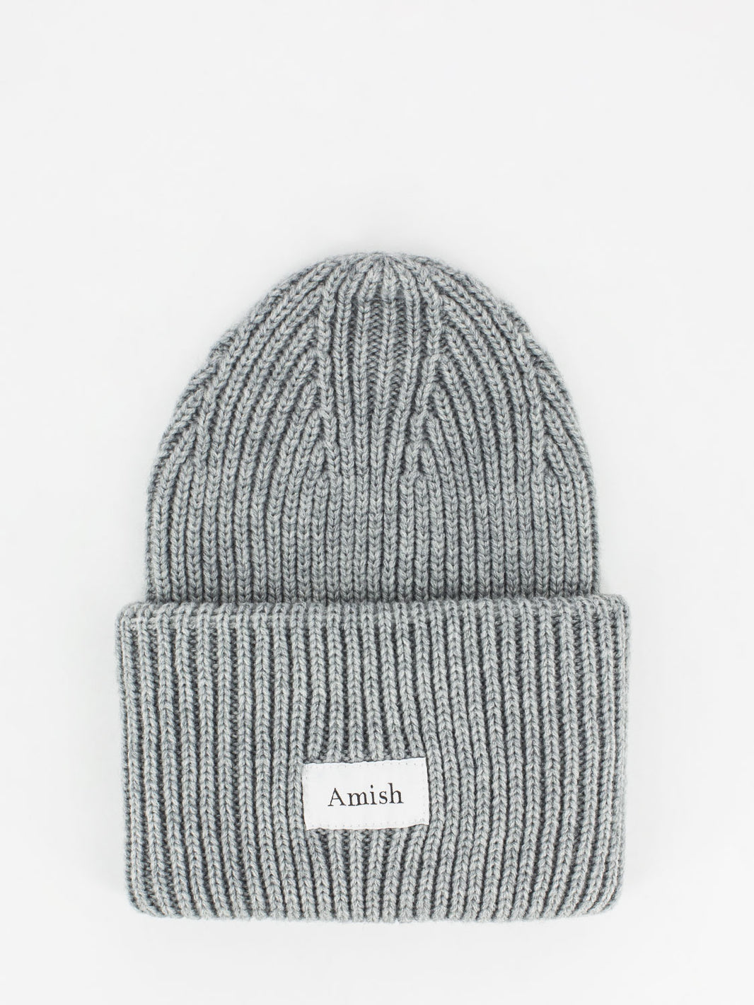 Beanie Wool Blend grey mélange