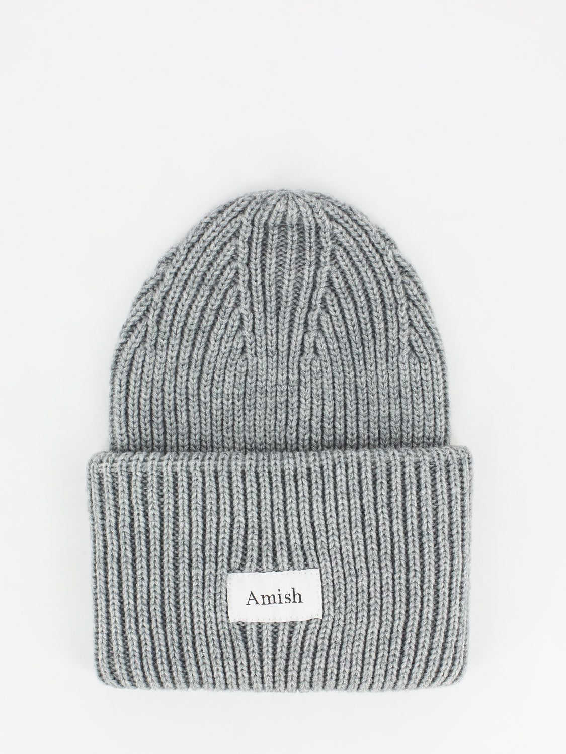 Beanie Wool Blend grey mélange