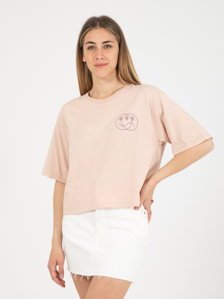 T-Shirt W Just Amish blush pink