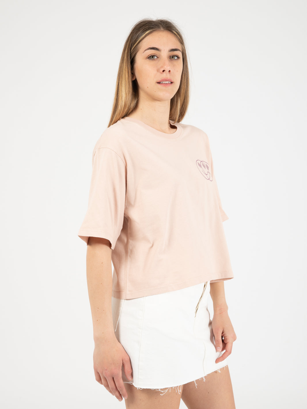 T-Shirt W Just Amish blush pink