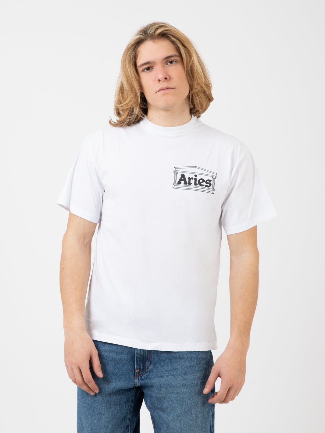 T-shirt Art trip reverse white