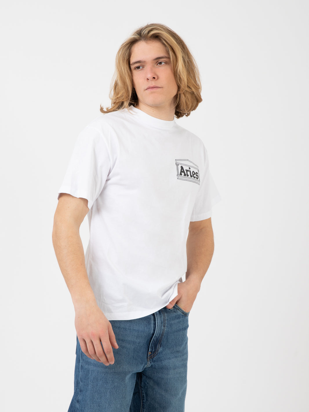 T-shirt Art trip reverse white