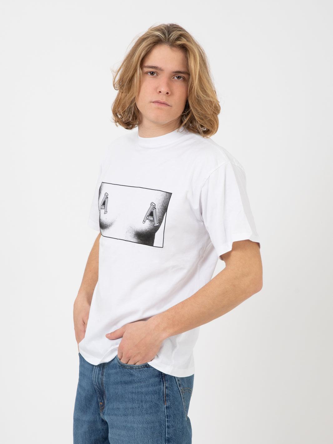 T-shirt Boobs white