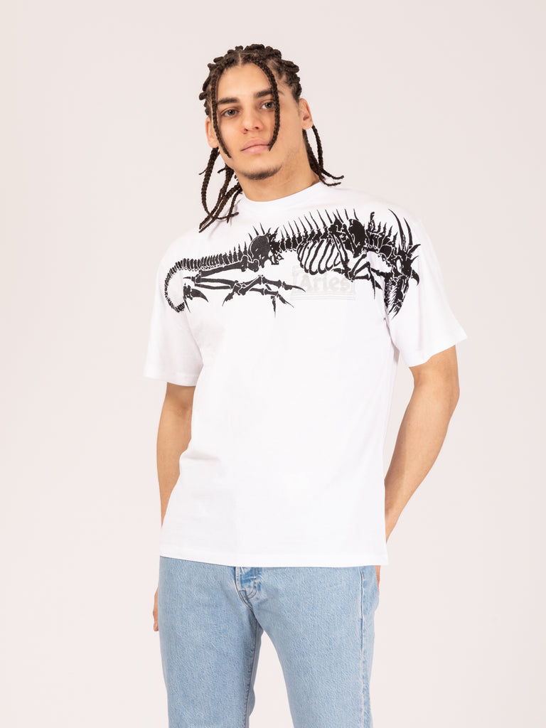 ARIES - T-shirt Dragon Skeletor bianca
