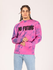 ARIES - T-shirt No Future Tie Dye purple