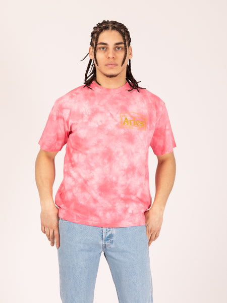 T-shirt Temple Tie Dye pink