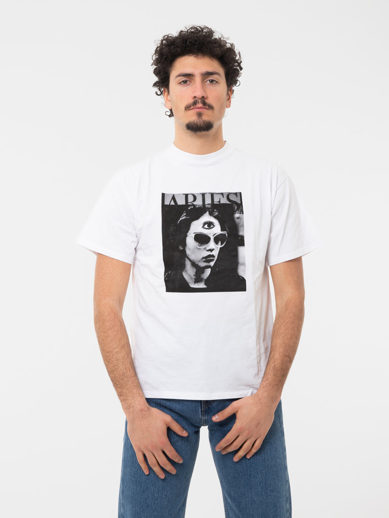 ARIES - T-Shirt Triclops SS Tee white