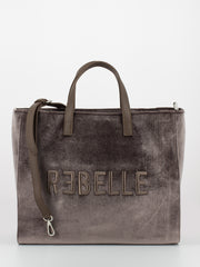 REBELLE - Shopper Ashanti S velvet brownrose