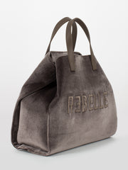 REBELLE - Shopper Ashanti S velvet brownrose