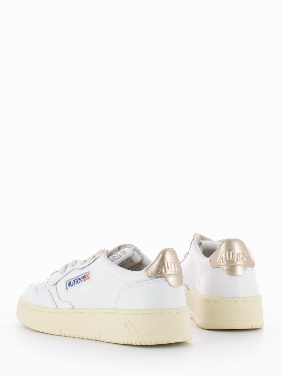 01 low leather / white leather / gold
