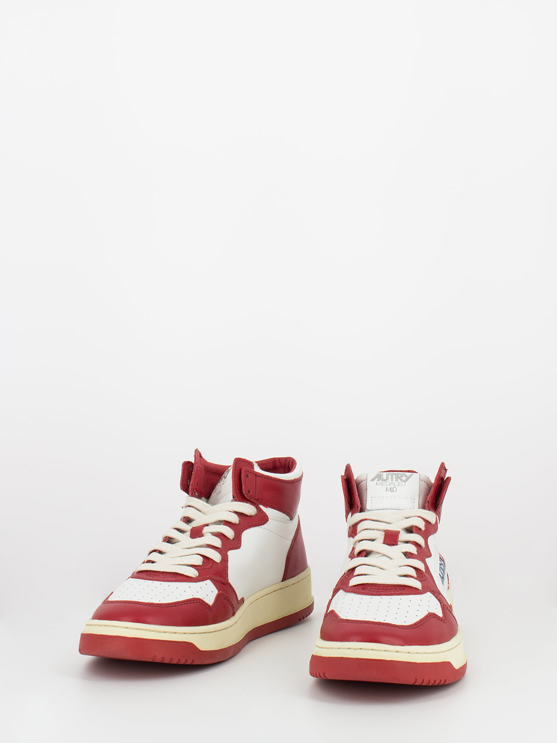 01 mid leather / white leather / red