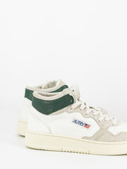 AUTRY - Mid goat / suede bianco / mountain
