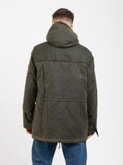 BARBOUR - Giacca Nautic Wax verde oliva scuro