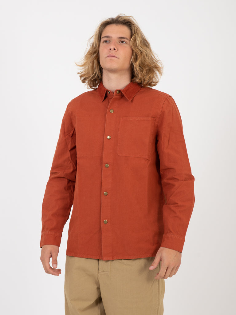 BARBOUR - Lorenzo Overshirt rust