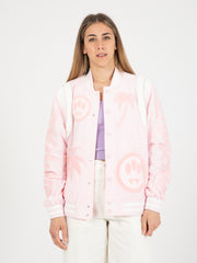 BARROW - Bomber jacket nylon light pink