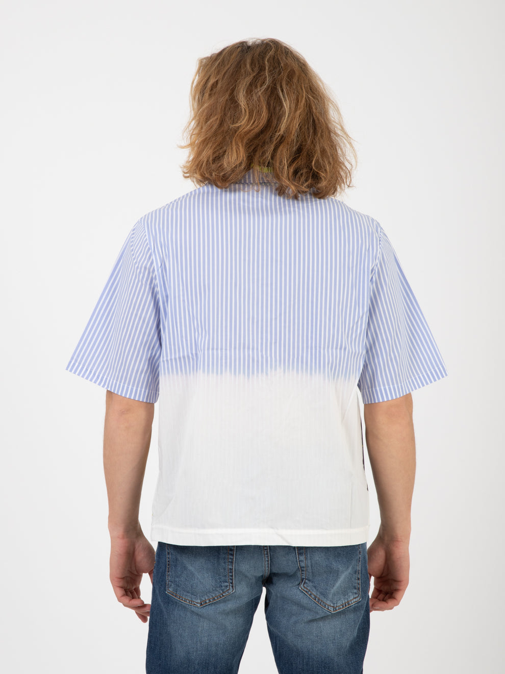 Camicia manica corta popeline fantasia