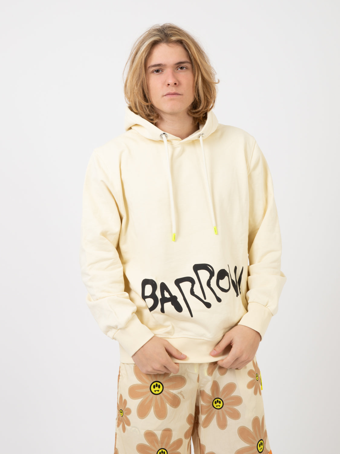 Felpa hoodie con stampa teddy butter