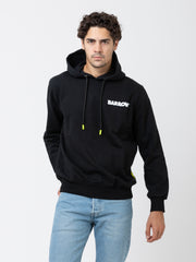 BARROW - Felpa hoodie Take It Easy nera