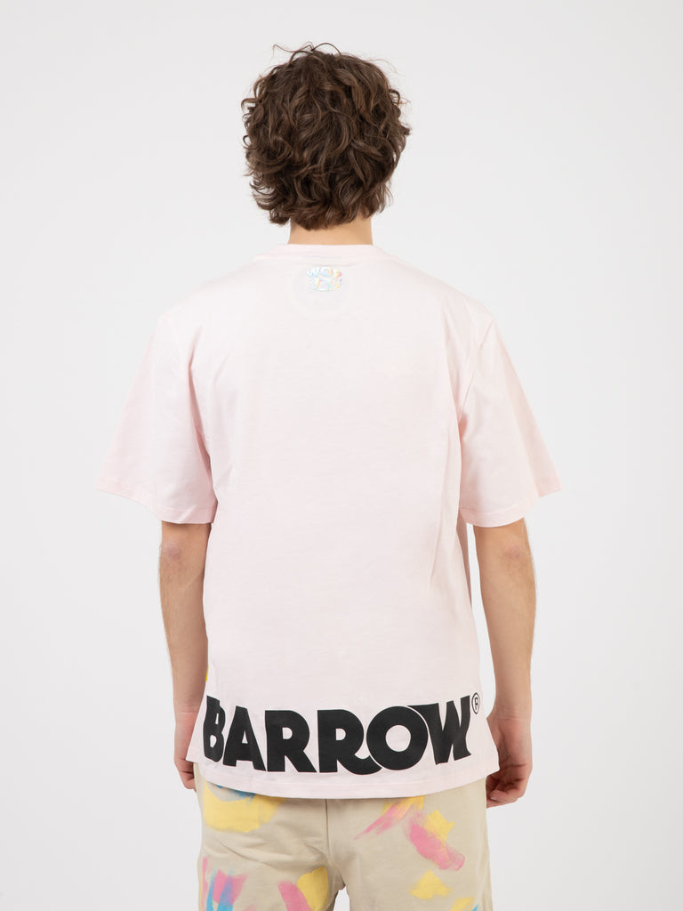 BARROW - T-Shirt In Jersey Unisex light pink