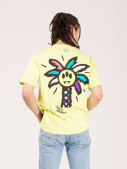 BARROW - T-shirt lime con logo Palma