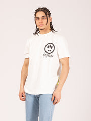 BARROW - T-shirt off white con logo Palma