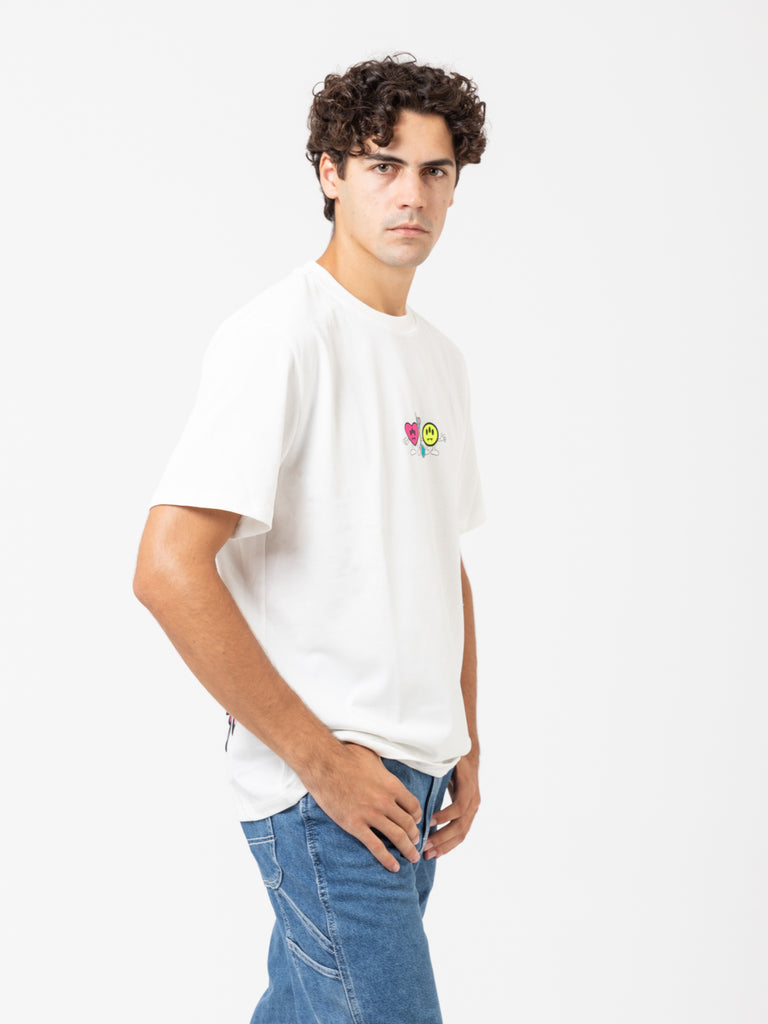 BARROW - T-shirt off-white lettering multiform