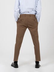 BE ABLE - Pantaloni Riccardo con coulisse tabacco