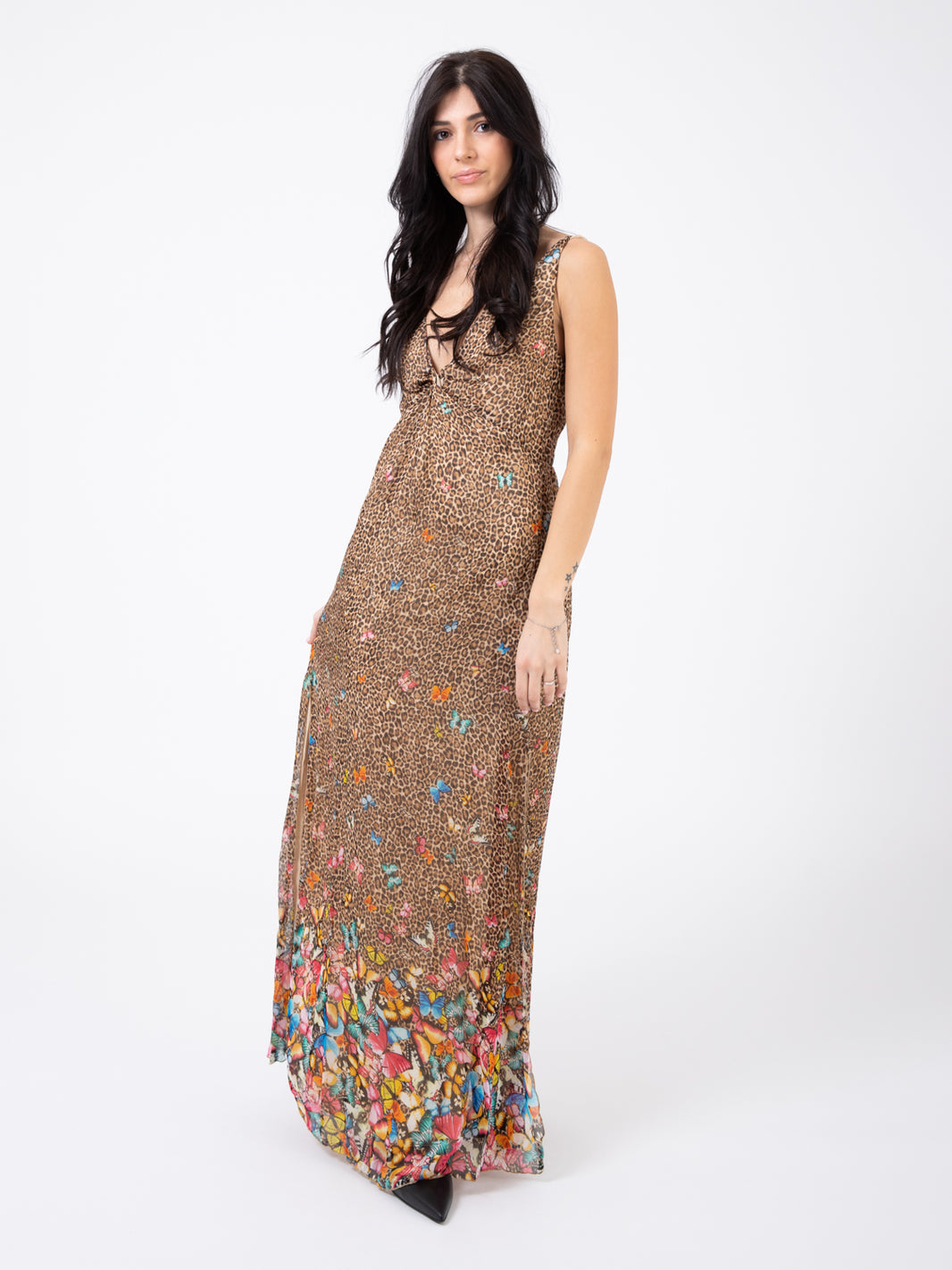 Wild butterflies long dress