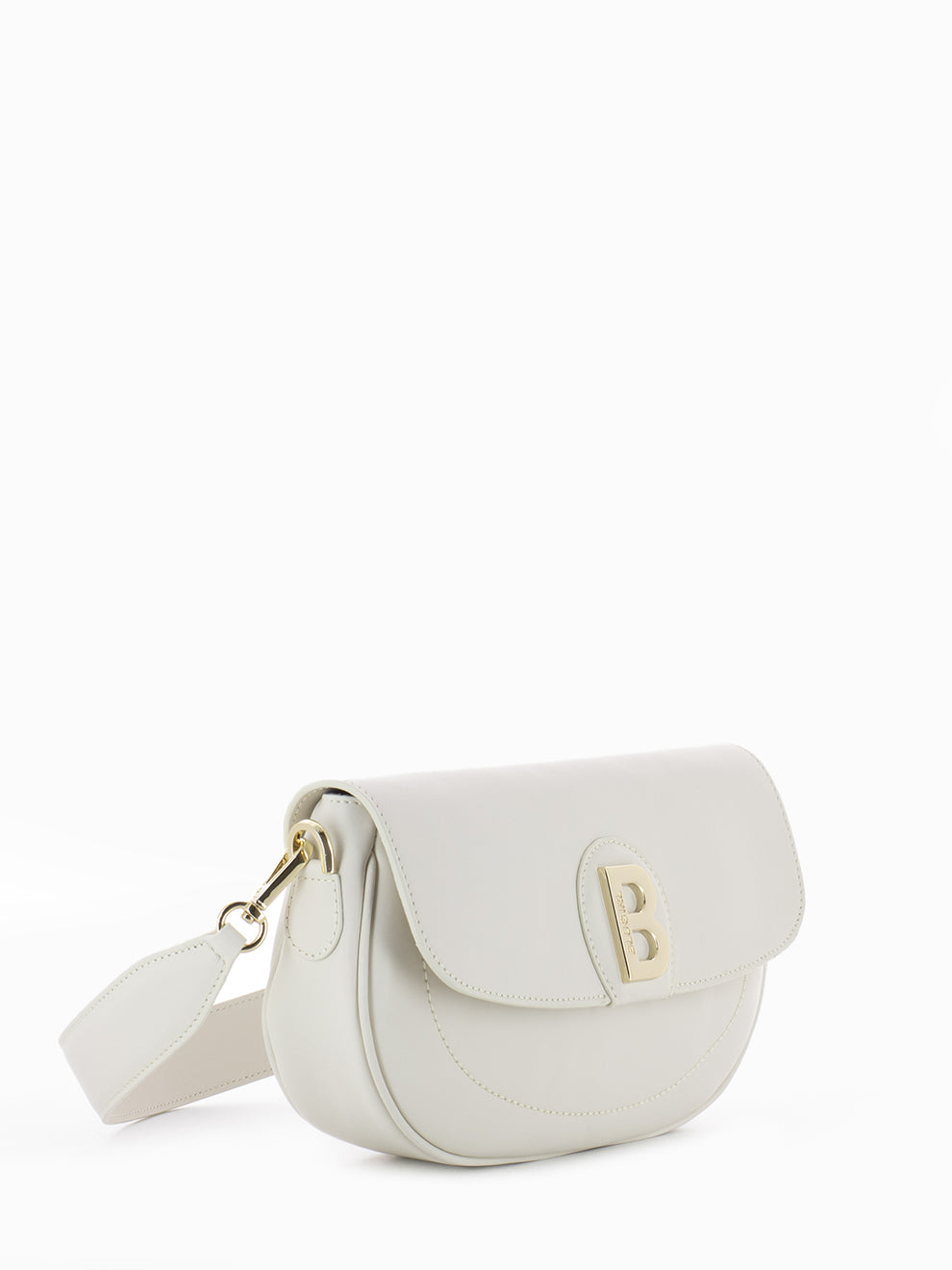 Small hobo bag with angora flap