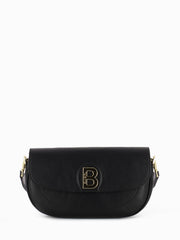 BLUGIRL - Borsa hobo small con patta nera