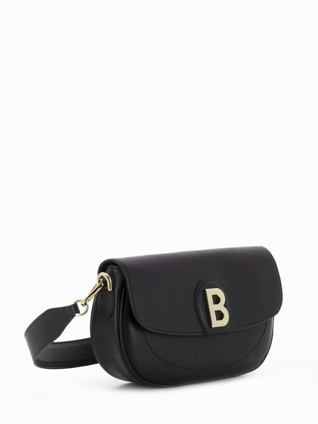 Small hobo bag with black flap